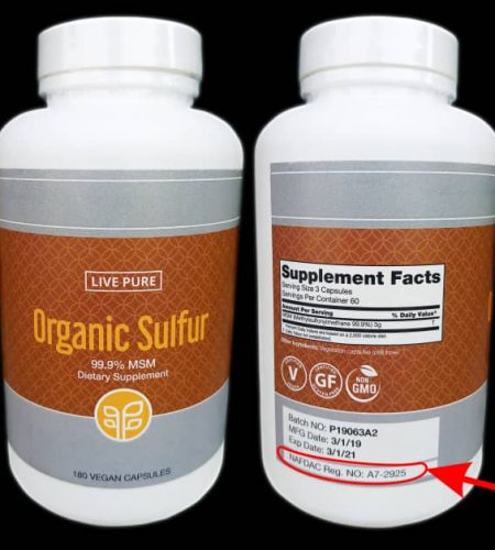 Organic sulfur arthritis solution